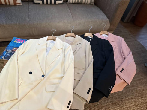 Double Breasted Loose Blazer